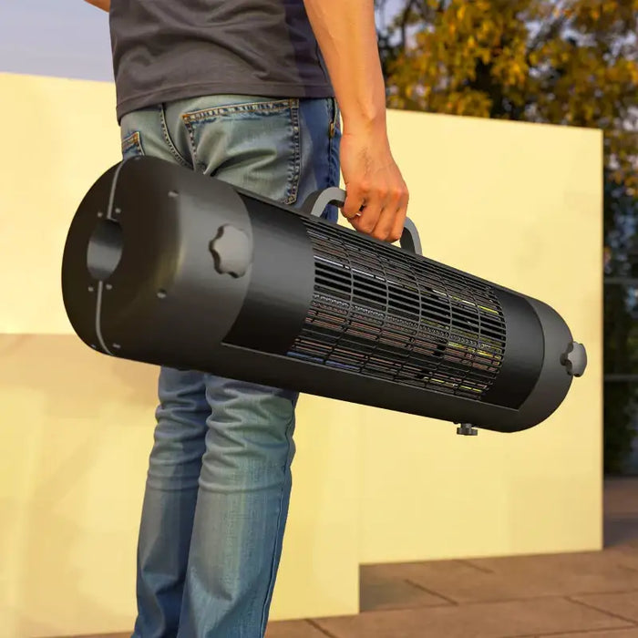 Parasol Patio Heater – 2000W Electric | Umbrella-Mounted - Two Heat Settings OUTSUNNY - Little and Giant Explorers Outsunny