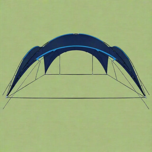 Party Tent Arch in Dark Blue - Little and Giant Explorers vidaXL