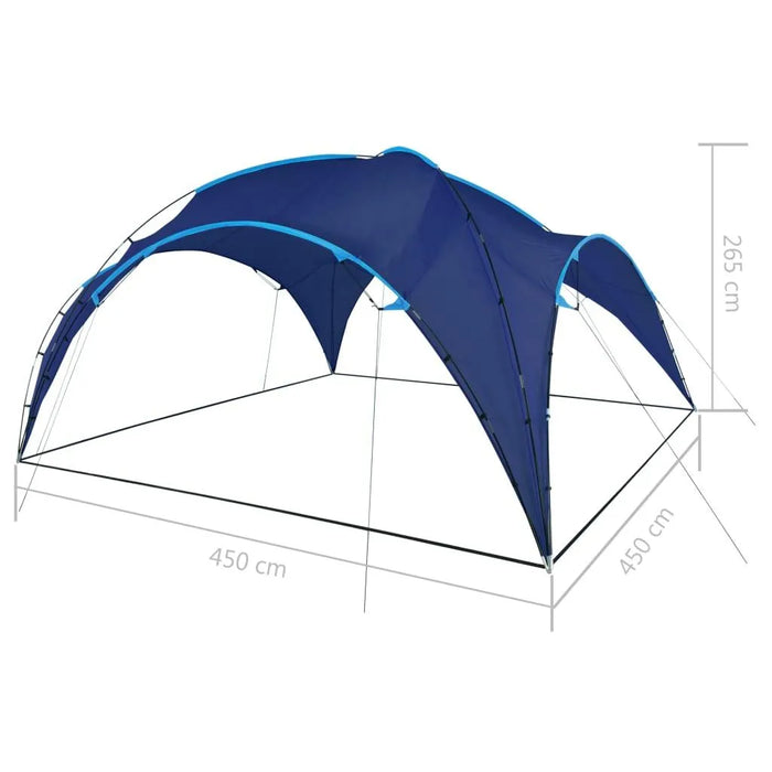 Party Tent Arch in Dark Blue - Little and Giant Explorers vidaXL