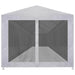 Party Tent with 10 Mesh Sidewalls (12 x 3m) - Little and Giant Explorers vidaXL