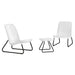 Patio Furniture Set 3 Pieces 'Rio' in White - Little and Giant Explorers Keter