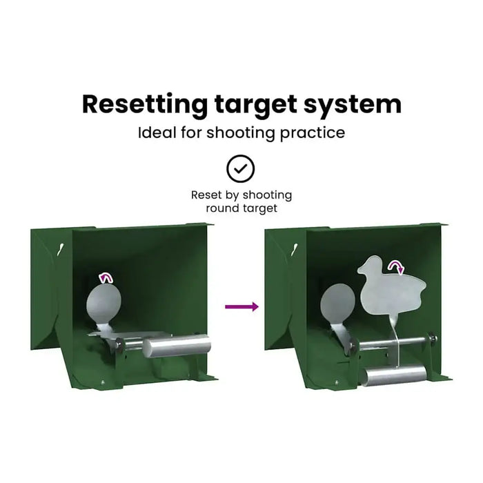 Pellet Trap – Green | Steel Target Catcher for Indoor and Outdoor Shooting Practice VIDAXL - Little and Giant Explorers