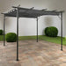 Pergola with Retractable Roof in Anthracite (3 x 3m) Steel 180 g/m² - Little and Giant Explorers vidaXL