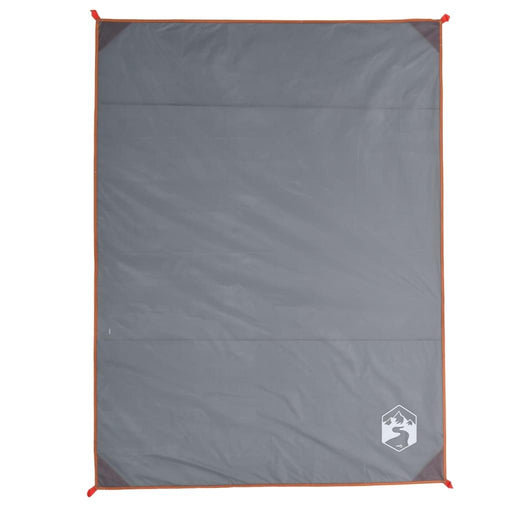 Picnic Blanket with Pegs in Grey and Orange (205 x 155cm) - Little and Giant Explorers vidaXL