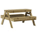 Picnic Table for Kids in Impregnated Wood Pine - Little and Giant Explorers vidaXL