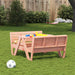 Picnic Table for Kids in Solid Wood Douglas - Little and Giant Explorers vidaXL