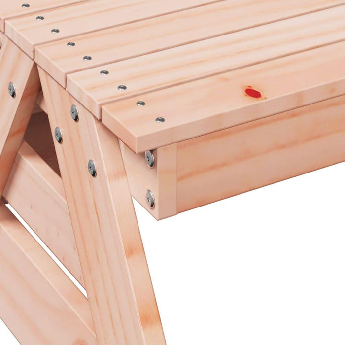 Picnic Table for Kids in Solid Wood Douglas - Little and Giant Explorers vidaXL