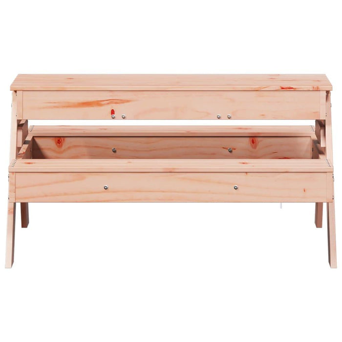 Picnic Table with Sandpit for Kids in Solid Wood Douglas - Little and Giant Explorers vidaXL