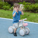 Kids Balance Bike with Adjustable Seat and Silent Wheels in Pink - Little and Giant Explorers AIYAPLAY