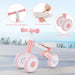 Pink Baby Balance Bike – Foldable | Adjustable Seat and 135° Steering Limit Ages 1–3 COSTWAY - Little and Giant Explorers Costway