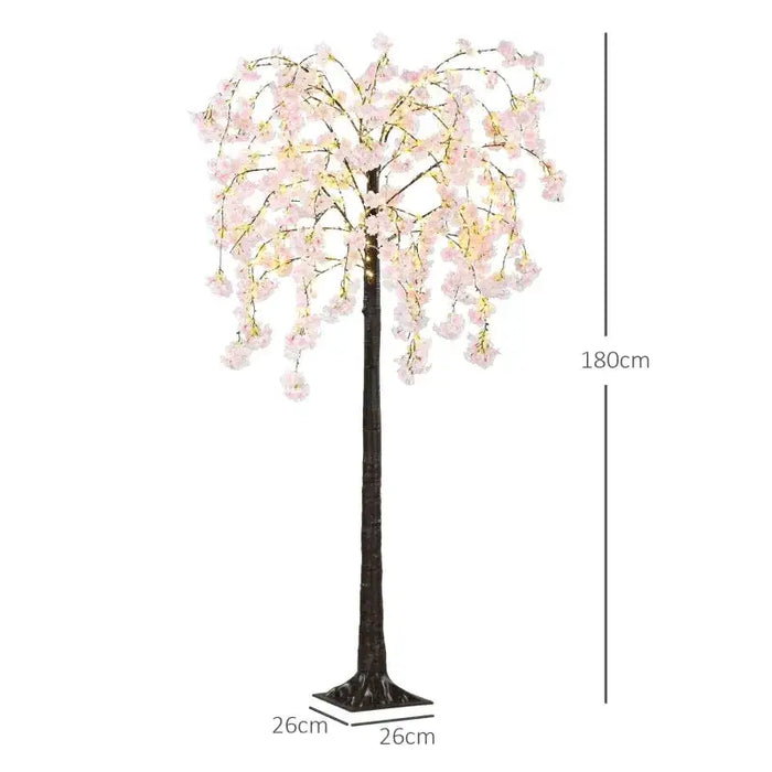 450 LED Light Decorative Artificial Blossom Tree - Little and Giant Explorers HOMCOM