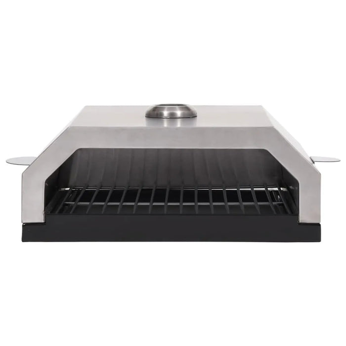 Pizza Oven with Ceramic Stone for Gas Charcoal BBQ - Little and Giant Explorers vidaXL