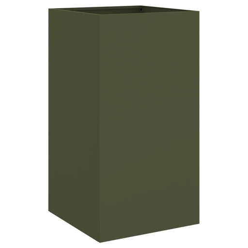 Planter in Olive Green (42 x 38 x 75cm) - Little and Giant Explorers vidaXL