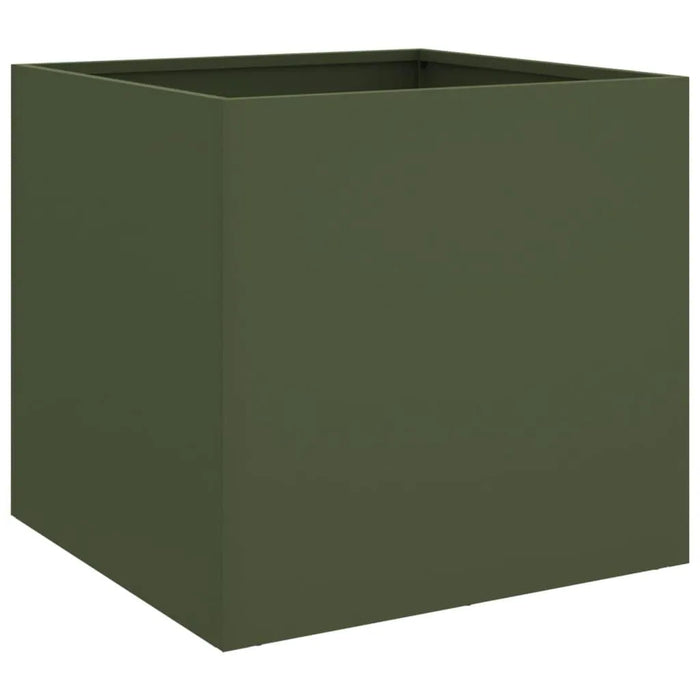 Planter in Olive Green (49 x 47 x 46cm) - Little and Giant Explorers vidaXL