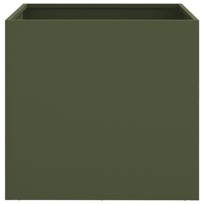 Planter in Olive Green (49 x 47 x 46cm) - Little and Giant Explorers vidaXL