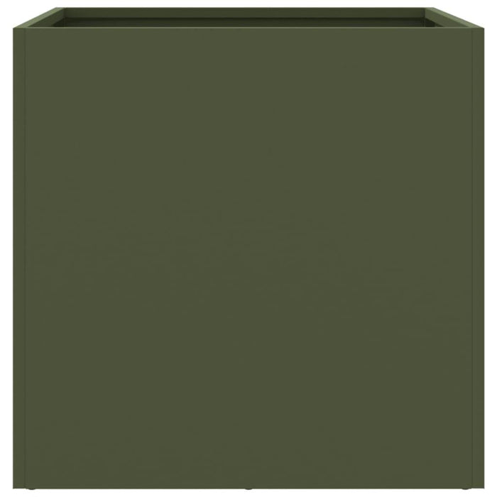 Planter in Olive Green (49 x 47 x 46cm) - Little and Giant Explorers vidaXL