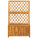 Planter with Trellis in Solid Wood Acacia (100 x 32 x 165cm) - Little and Giant Explorers vidaXL