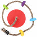 Plastic Disc Swing | Multicoloured Synthetic Plastic for Ages 3-12 Years - Little and Giant Explorers vidaXL