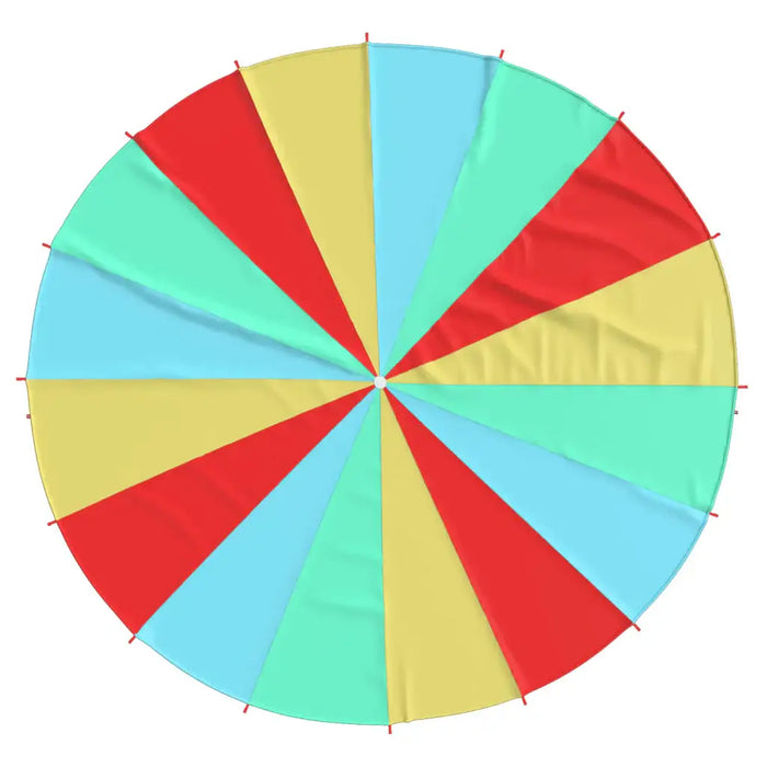 Play Parachute Ø6m | Large Group Entertainment with 16 Handles and Storage Bag - Little and Giant Explorers vidaXL