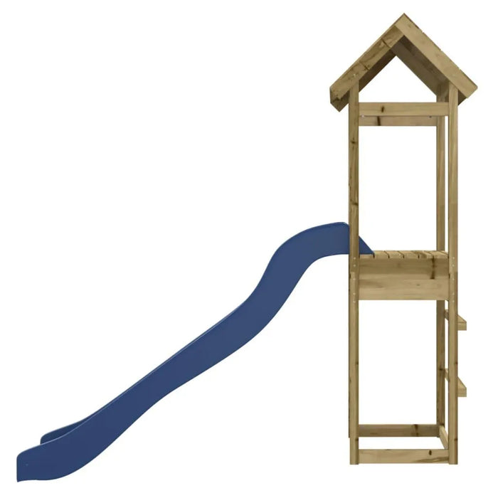 Play Tower with Slide and Sandpit in Impregnated Wood Pine - Little and Giant Explorers vidaXL