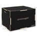 Plyometric Jump Box - Black | 3-in-1 Wooden Step Up Box - 51/61/76cm SPORTNOW - Little and Giant Explorers
