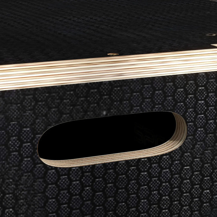 Plyometric Jump Box - Black | 3-in-1 Wooden Step Up Box - 51/61/76cm SPORTNOW - Little and Giant Explorers