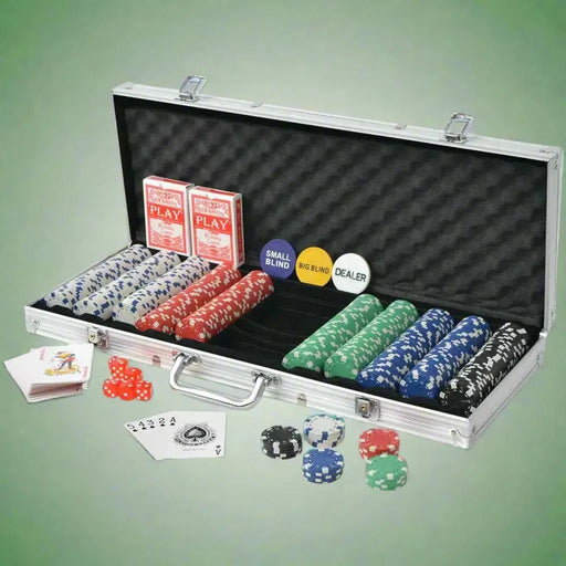 Poker Set with 500 Chips - Little and Giant Explorers vidaXL