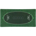 Poker Table Mat for 6 Players | Non-Slip Rubber Base - Portable with Carry Bag SPORTNOW - Little and Giant Explorers SPORTNOW