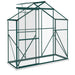 6 x 2.5FT Walk-in Polycarbonate Greenhouse in Green - Little and Giant Explorers Outsunny