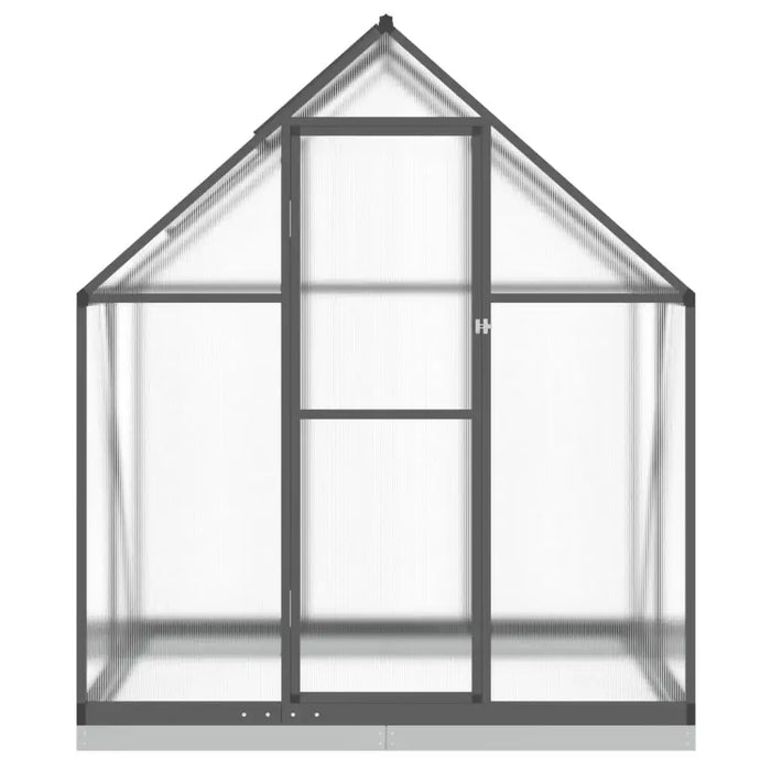 Greenhouse with Base Frame in Anthracite (169 x 114 x 202cm) - Little and Giant Explorers vidaXL