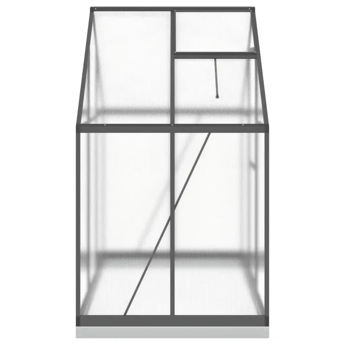 Greenhouse with Base Frame in Anthracite (169 x 114 x 202cm) - Little and Giant Explorers vidaXL
