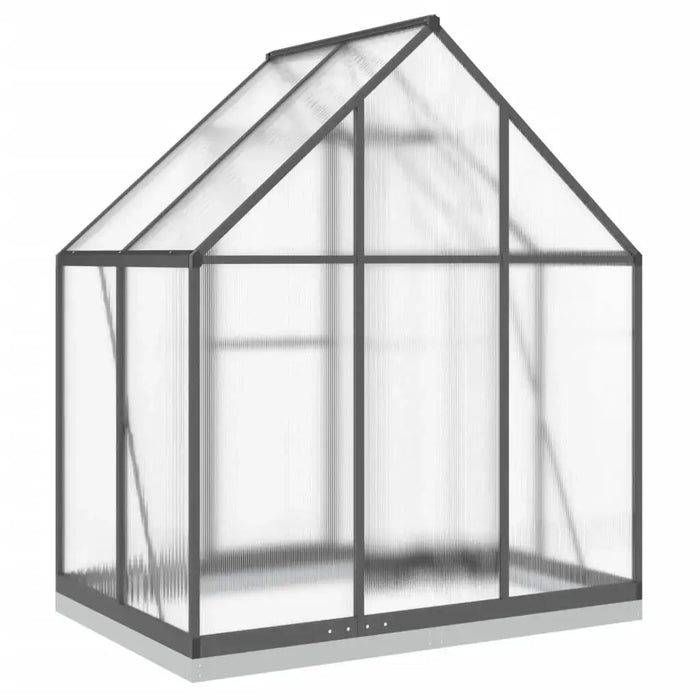 Greenhouse with Base Frame in Anthracite (169 x 114 x 202cm) - Little and Giant Explorers vidaXL