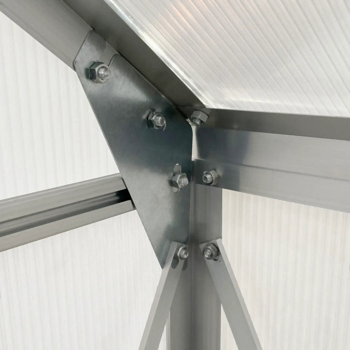 Walk-in Polycarbonate Greenhouse (190 x 190cm) - Little and Giant Explorers Outsunny