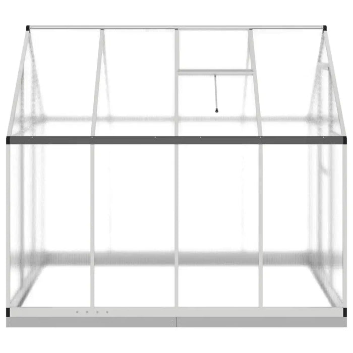 Greenhouse with Base Frame in Silver (224 x 169 x 202cm) - Little and Giant Explorers vidaXL