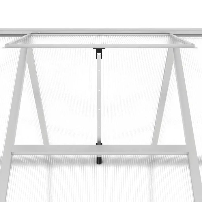 Greenhouse with Base Frame in Silver (224 x 169 x 202cm) - Little and Giant Explorers vidaXL