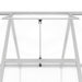 Greenhouse with Base Frame in Silver (224 x 169 x 202cm) - Little and Giant Explorers vidaXL