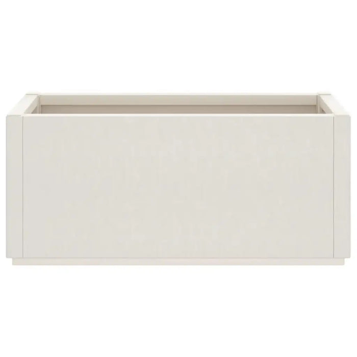 Garden Planter in White (80 x 36 x 35cm) - Little and Giant Explorers vidaXL