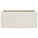 Garden Planter in White (80 x 36 x 35cm) - Little and Giant Explorers vidaXL