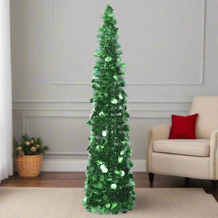 Pop-Up Artificial Christmas Tree in Green 180cm - Little and Giant Explorers vidaXL