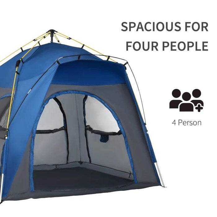 Pop Up Tent (4 persons) - Little and Giant Explorers Outsunny