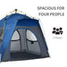 Pop Up Tent (4 persons) - Little and Giant Explorers Outsunny