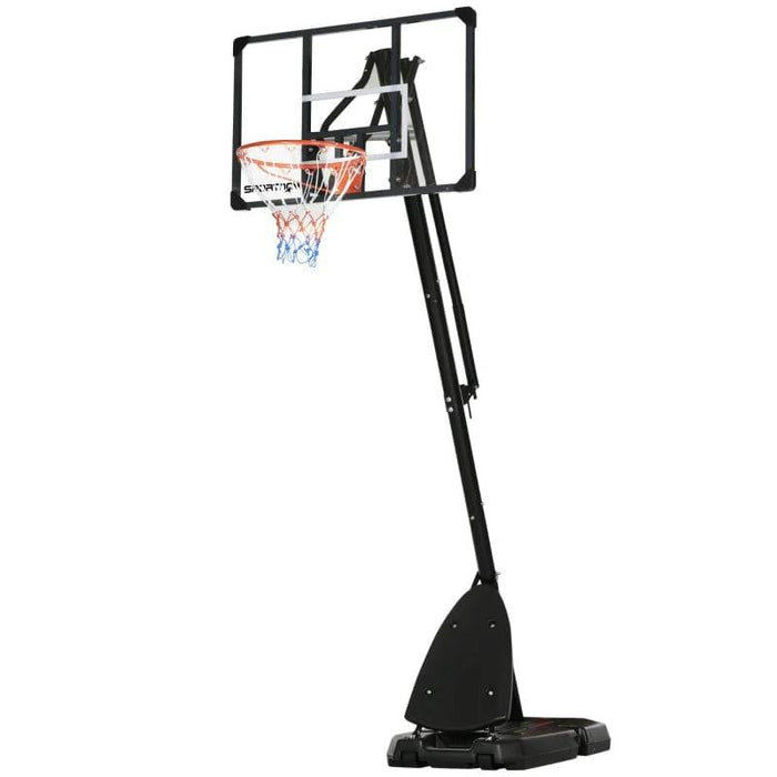 Portable, Adjustable Basketball Hoop and Stand with a and Weighted Base - 240 - 290cm - Little and Giant Explorers SPORTNOW