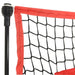 Portable Baseball Net in Black and Red (183 x 105 x 183cm) - Little and Giant Explorers vidaXL