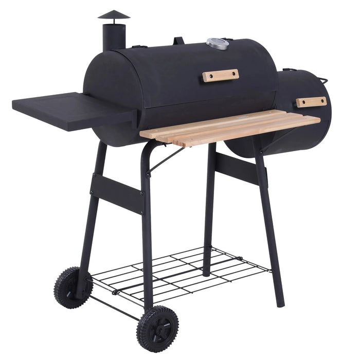 Portable Charcoal BBQ Grill | Cold-Rolled Steel - Little and Giant Explorers Outsunny