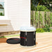 Portable Cold Water Recovery Therapy Tub with Lid 210L - Little and Giant Explorers SPORTNOW