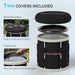 Portable Cold Water Recovery Therapy Tub with Lid 210L - Little and Giant Explorers SPORTNOW