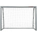 Portable football goal net with heavy-duty metal frame and weather-resistant net