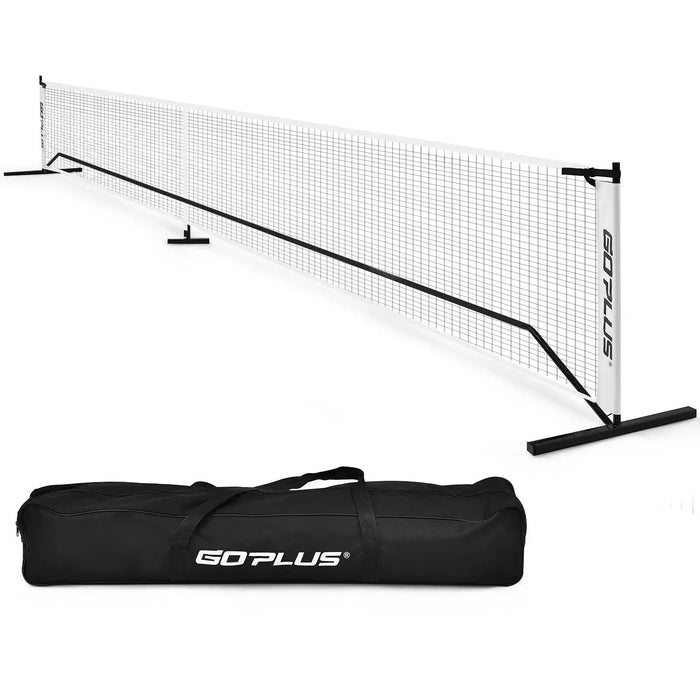 Portable Pickleball Net System | Official Tournament Dimensions with Carry Bag - Little and Giant Explorers Costway