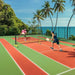Complete Portable Pickleball Set with Net and Paddles - Little and Giant Explorers Costway