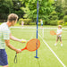 Portable Tetherball Set with Ball for Kids and Families - Little and Giant Explorers Costway